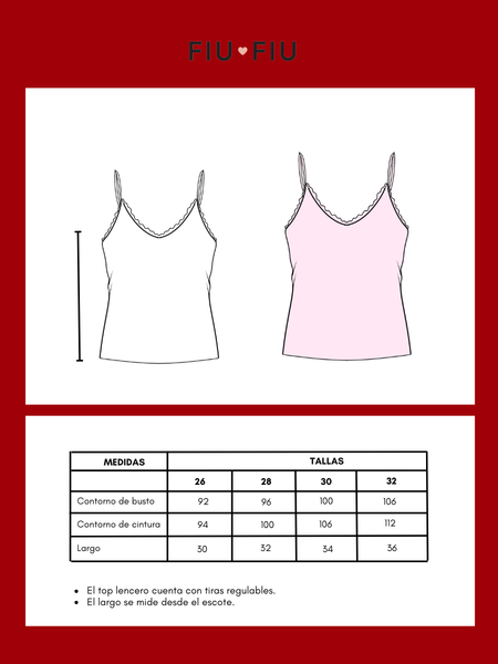 Top BALADA rosado