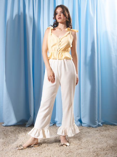 Pantalón CAPUCCINO perla