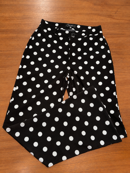 Pantalón PEPPER Negro Polkadots