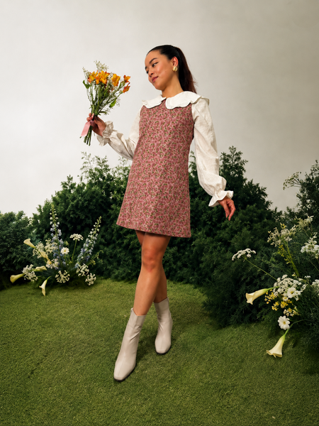 Vestido SUSPIRO rosa flores