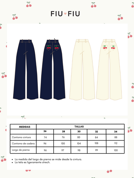 Pantalón CHERRY BOMB azul