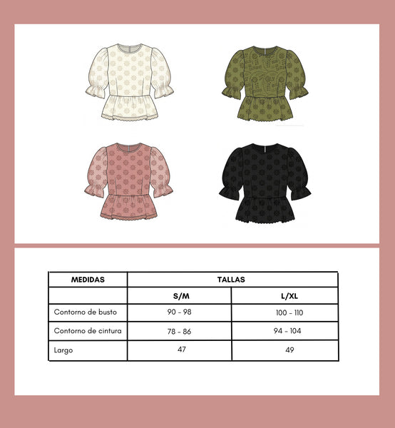 Blusa KEKITO Palo Rosa