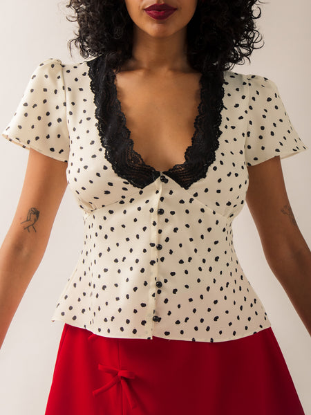 Blusa SINTONIA polkadots
