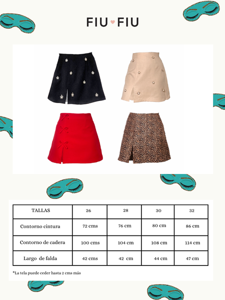 Falda GATITO print