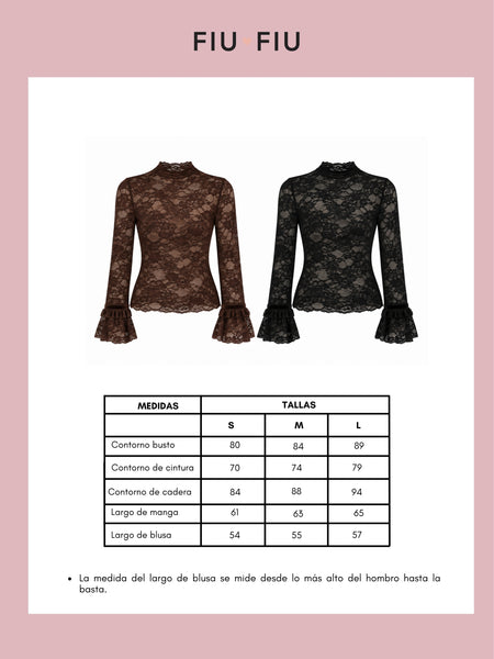 Blusa BIBA GIRL Negro