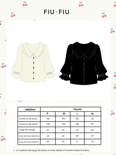 Blusa CREME DE LA CREME negro
