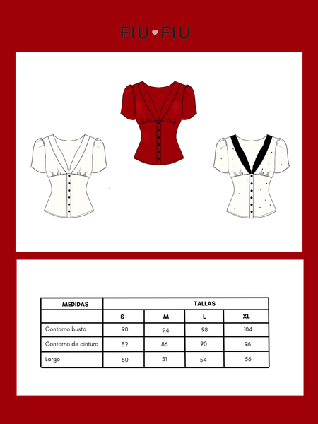 Blusa SINTONIA polkadots