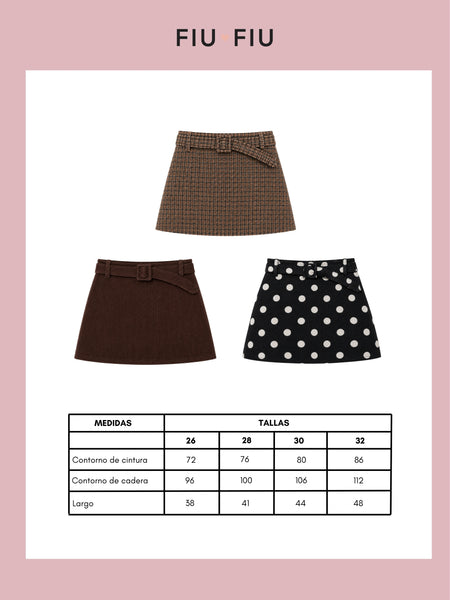 Falda THE MOD Chocolate