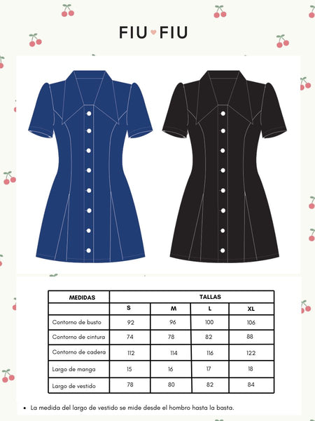 Vestido CHANTILLY denim