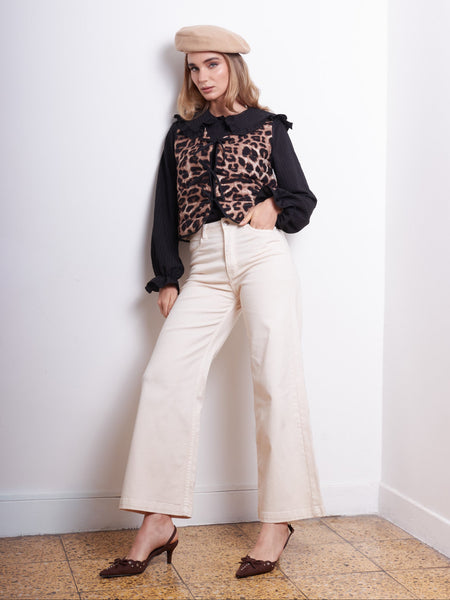 Pantalón CHERRY BOMB crema