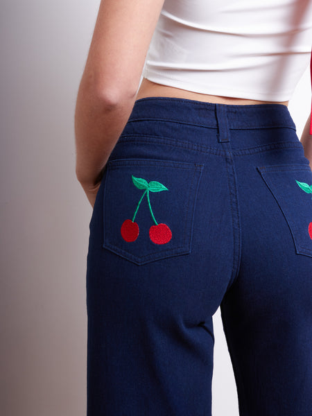 Pantalón CHERRY BOMB azul