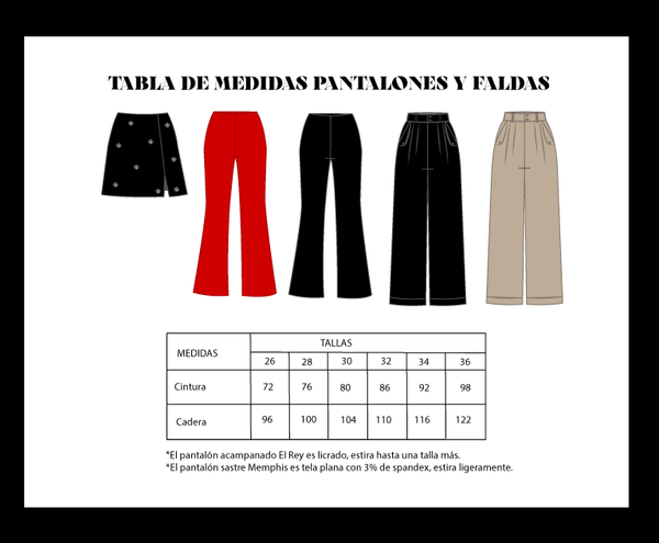 Falda LAS VEGAS Negro