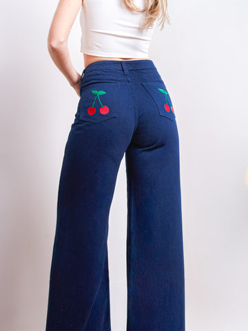 Pantalón CHERRY BOMB azul