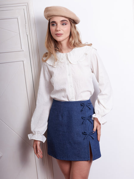 Blusa CREME DE LA CREME perla