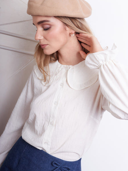 Blusa CREME DE LA CREME perla