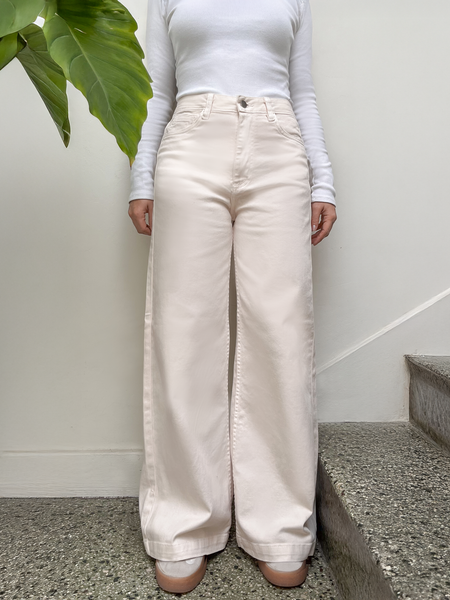 Pantalón CHERRY BOMB crema