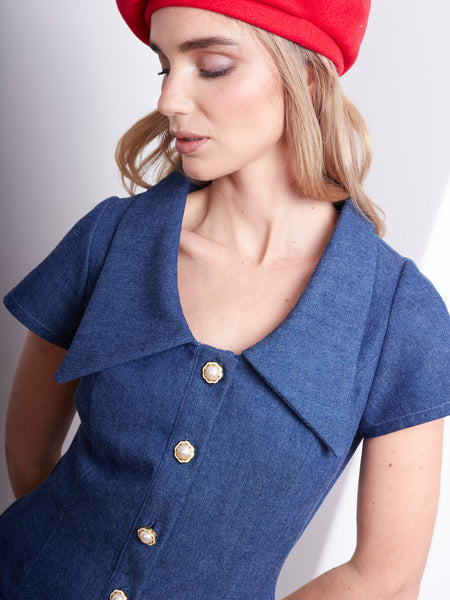 Vestido CHANTILLY denim